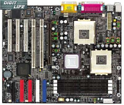 Chaintech 7KDD dual socket A 760 moederbord