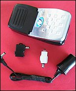 Stepcharger laptop voetpomp