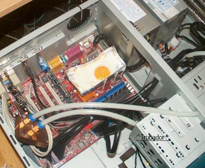 Eitje bakken op een AMD