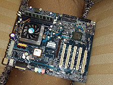 AMD Solo reference mobo voor ClawHammer (klein)