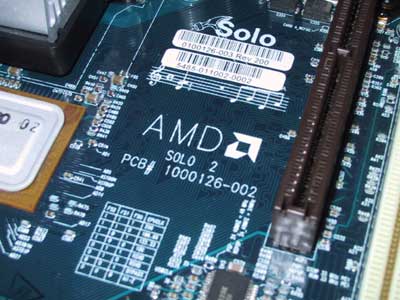 AMD Solo referenceplankje met Intel sound onboard