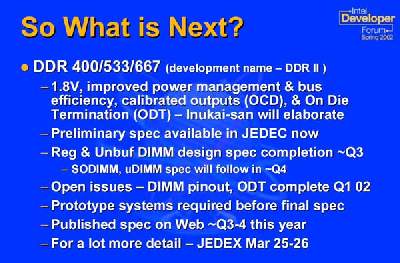 Intel over DDR-II
