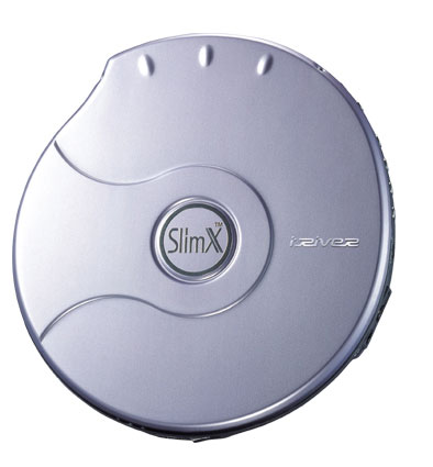iRiver IMP350 SlimX MP3 CD-speler van boven bekeken