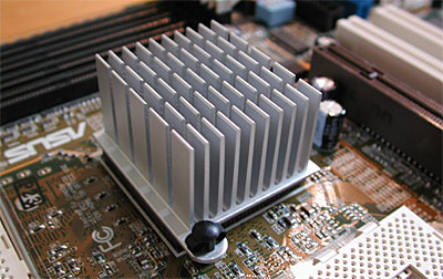 Asus A7M266-D moederbord close-up