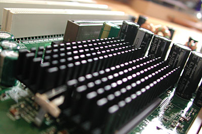 Tyan Tiger MPX heatsink close-up