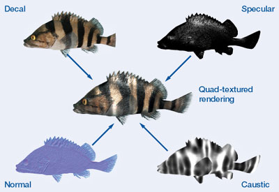 Quad texturing