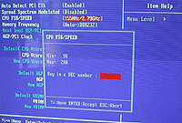 Epox 4G4A+ BIOS: FSB-instellingen (klein)