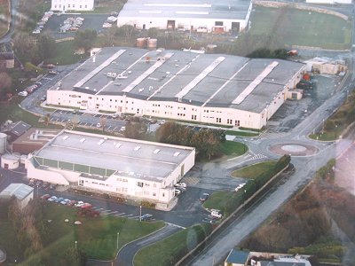 Dane-Elec fabriek Galway - luchtfoto