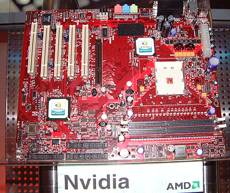 nVidia nForce Socket 754 moederbord voor ClawHammer