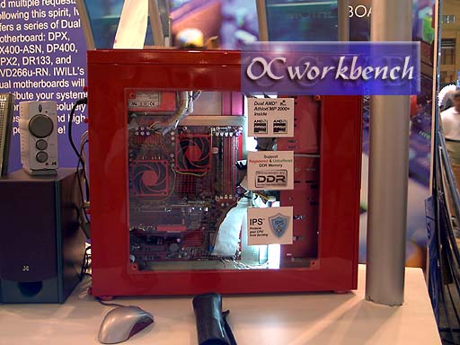 Iwill dual Athlon in rode case
