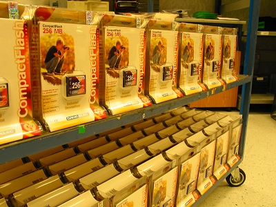 Lading 256MB Cf kaartjes voor Nederland