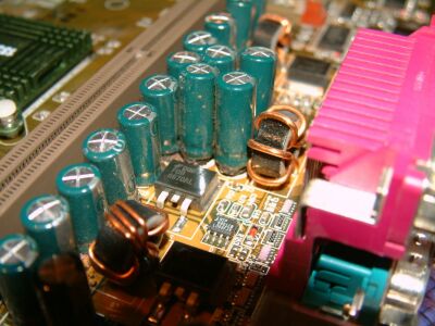 Slechte condensators op Abit moederbord