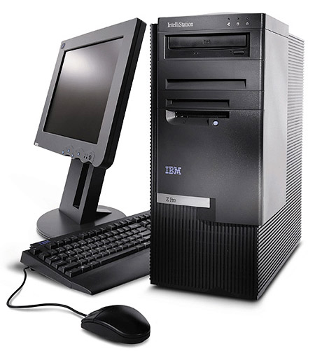 IBM Intellistation Zpro workstation perspic (groot)