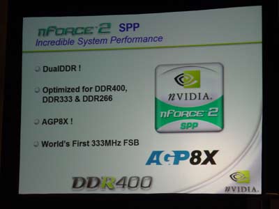 nVidia nForce2 features (DDR333 FSB)