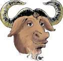 GNU logo (kleur, klein)