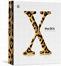 MacOS X 10.2 Jaguar box