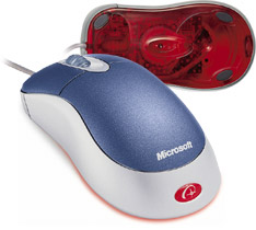 MS Optical Mouse Blue