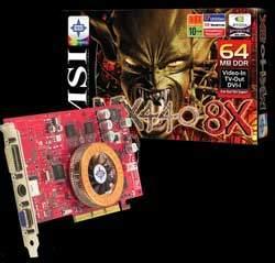 MSI GeForce4 MX 440 AGP8x
