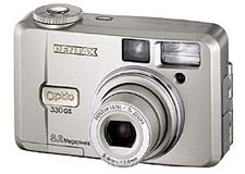Pentax Optio 330 GS (voor)