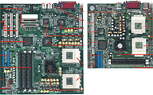 Epox M762B en M762B verhoudingen