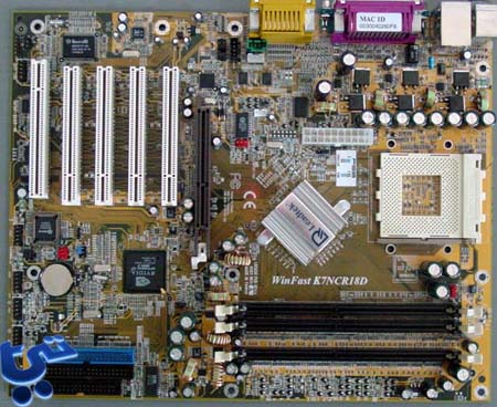 Leadtek K7NCR18D Pro nForce2 moederbord 