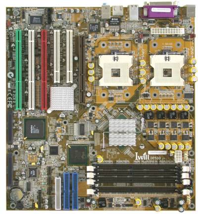 Iwill DP533 Intel 7505 moederbord