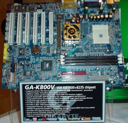 Gigabyte GA-K800V K8T400 Athlon 64 moederbord