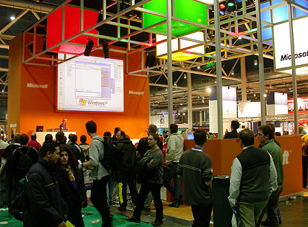 HCC Dagen 2002 fotoverslag: Microsoft stand