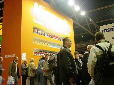 HCC Dagen 2002 fotoverslag: Microsoft stand