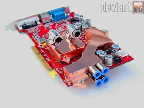 DeviantPC Radeon9700 watergekoeld (voorzijde)