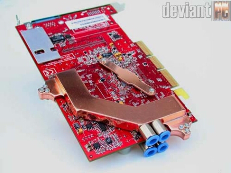 DeviantPC Radeon9700 watergekoeld (achterzijde)