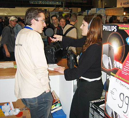 HCC Dagen 2002 fotoverslag - Daniël interview