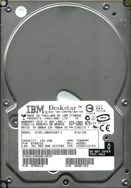 IBM 180GXP 180GB