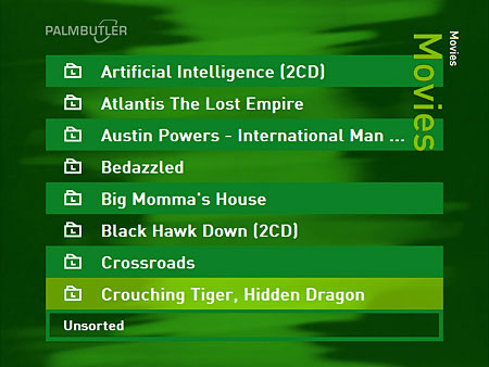 Palmbutler software screenshot