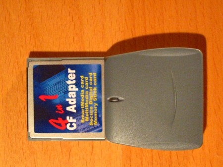 Super DigiBin - 4-in-1 CompactFlash adapter (klein)