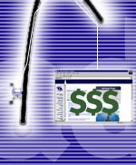 Advertising, banners, hengel, geld, succes