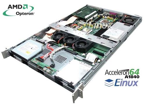 Einux Acceleron dual Opteron-server