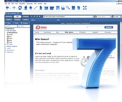 Opera 7 screenshot