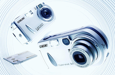 Digitale camera's van Sony en Memory Stick Pro van 1GB