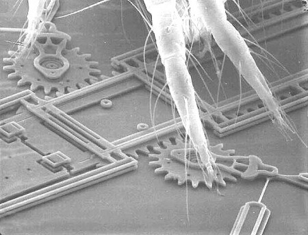 Prototype MEMS en poten spinmijt
