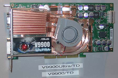 Asus V9900 series videokaart