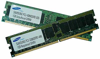 Samsung 1GB PC2-4300 (DDR2-533)