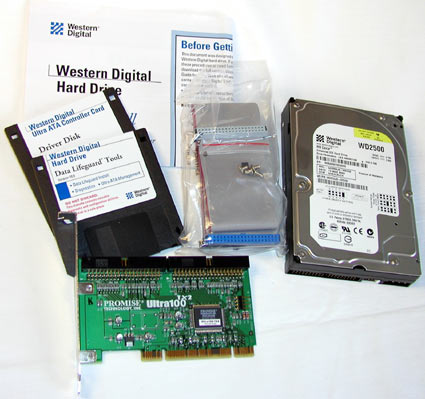 Western Digital WD2500JB retailverpakking