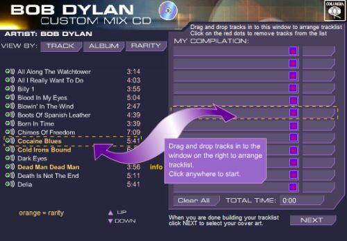 Custommixcd.com screenshot