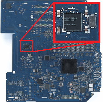 Power Mac G4 moederbord met USB 2.0 controller