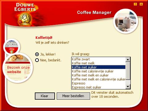Douwe Egberts Koffiemanager