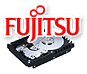 Fujitsu logo met harde schijf