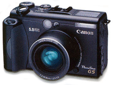 Scan Canon Powershot G5