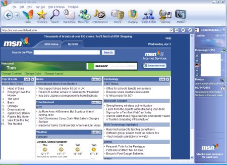 MSN Explorer 8.5 (klein)