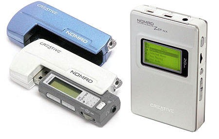 Creative mp3-spelers Creative mp3-spelers